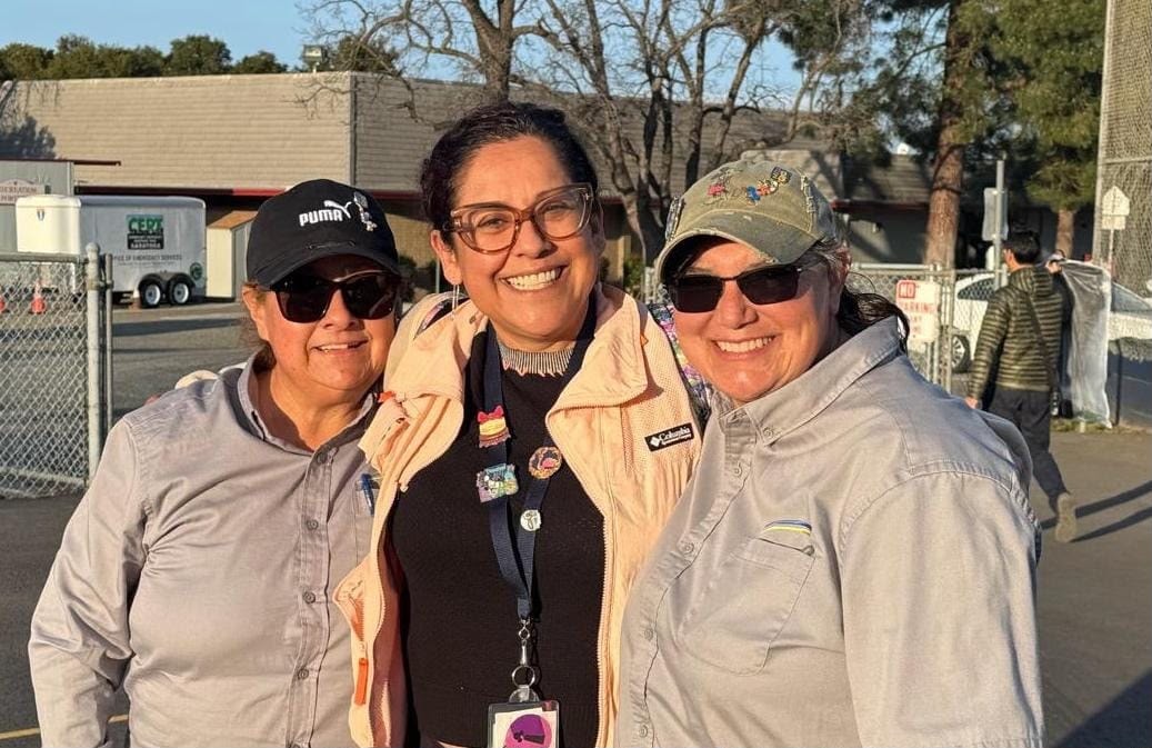 Catalina Rupert with Disney chaperones